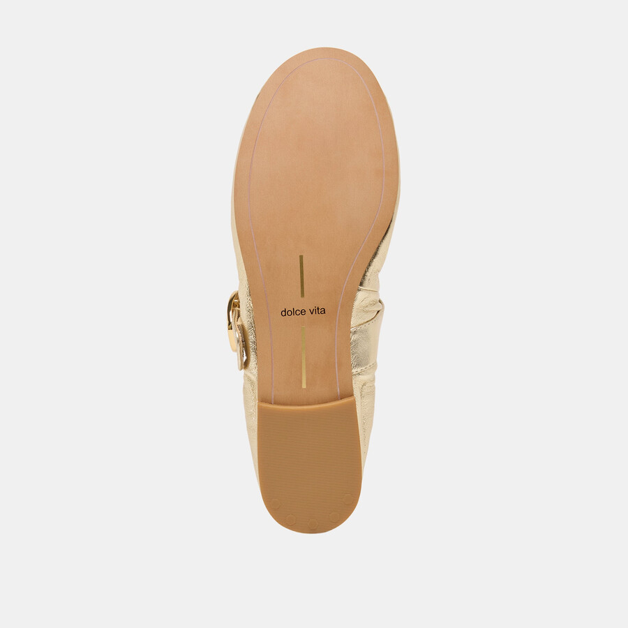 caely ballerinas aus platinleder