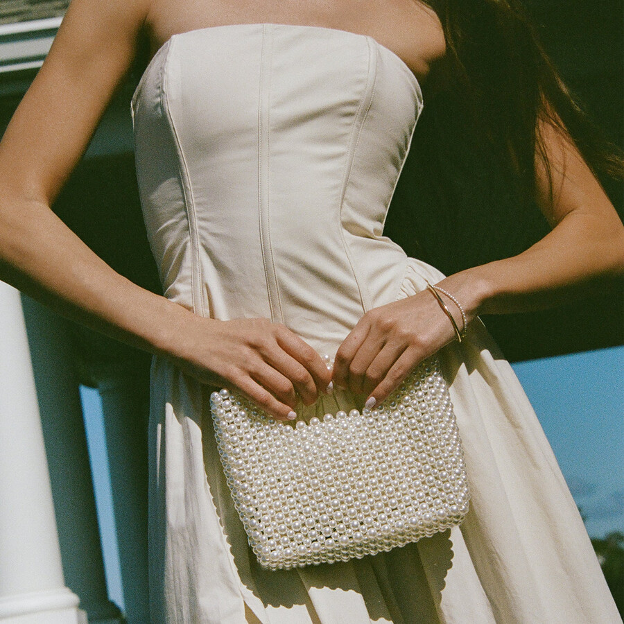 linzy handtasche perle