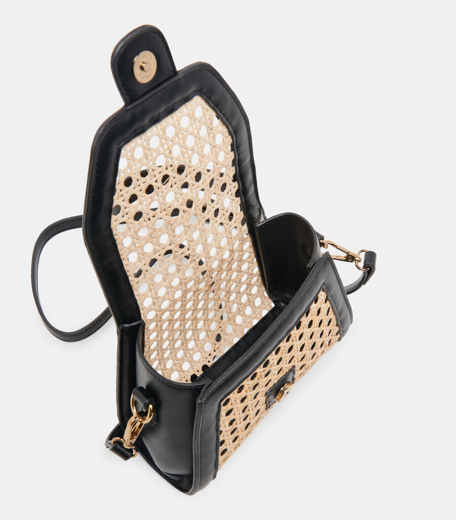 tropez crossbody schwarzer naturstock