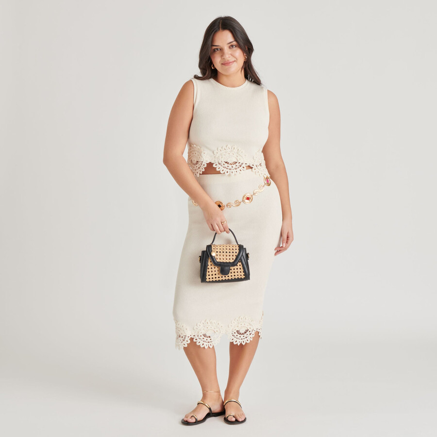 tropez crossbody schwarzer naturstock