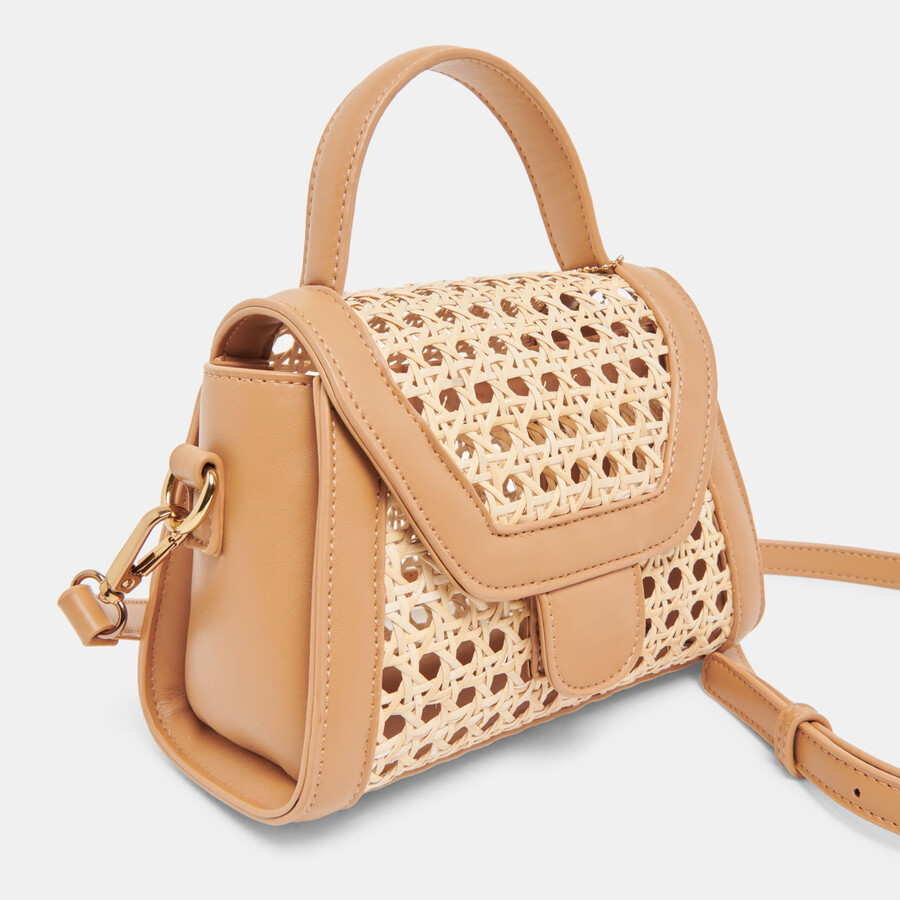 tropez crossbody camel natural cane