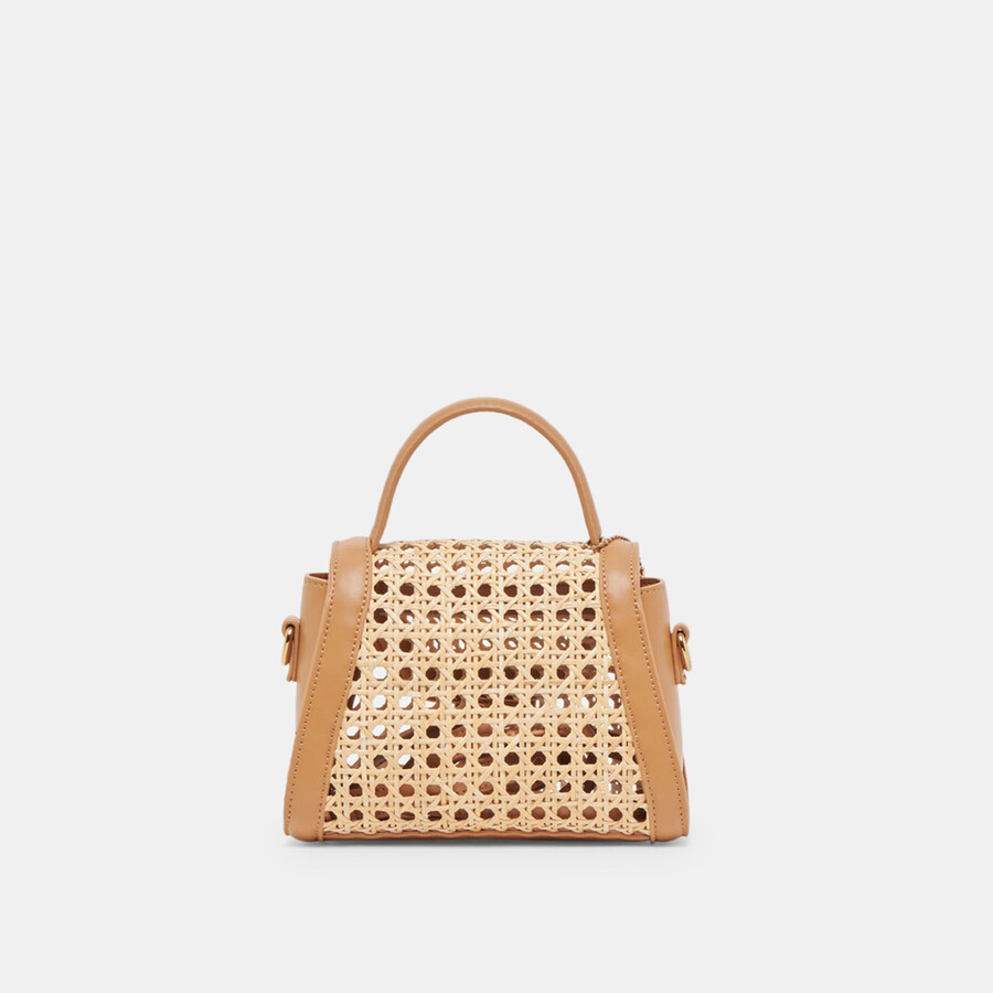 tropez crossbody camel natural cane