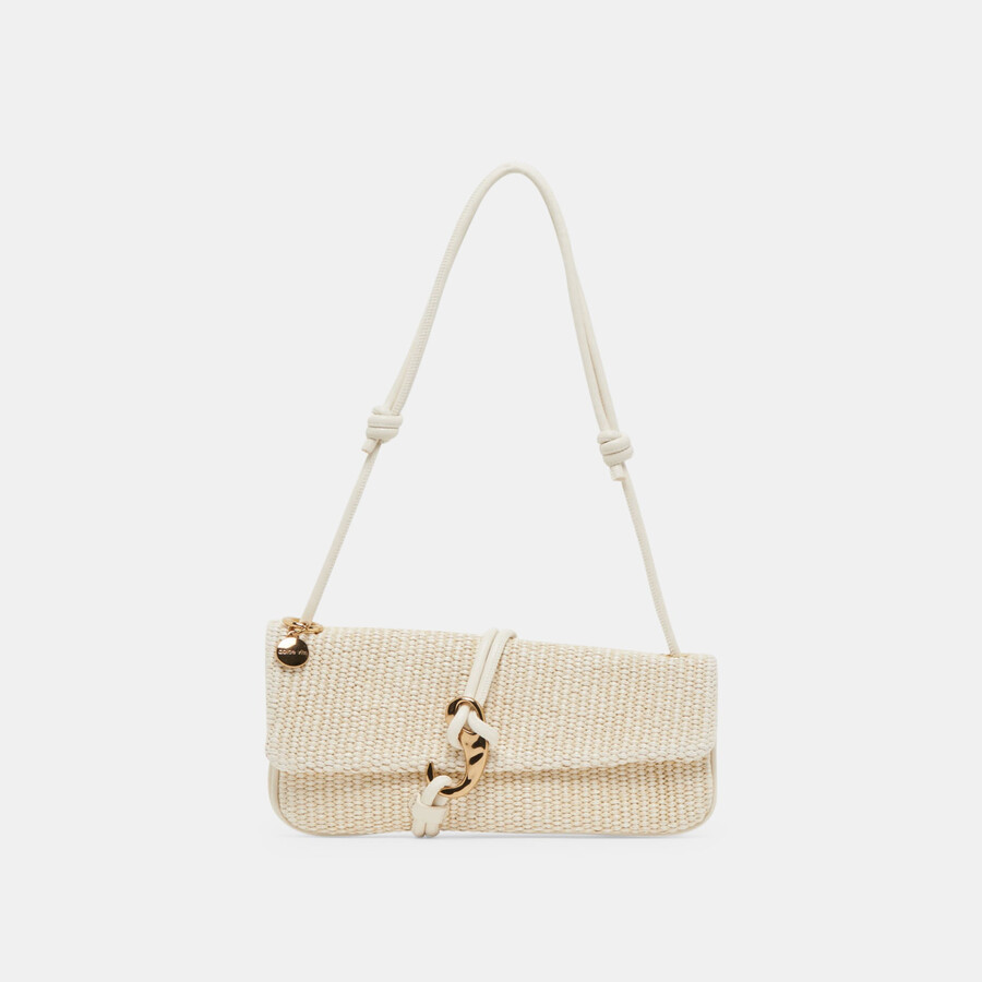 alice schultertasche aus natürlichem bast