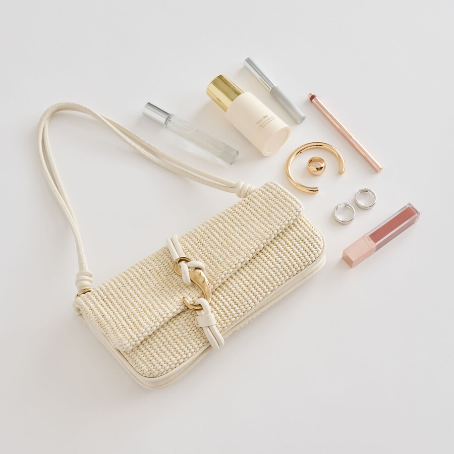 alice schultertasche aus natürlichem bast