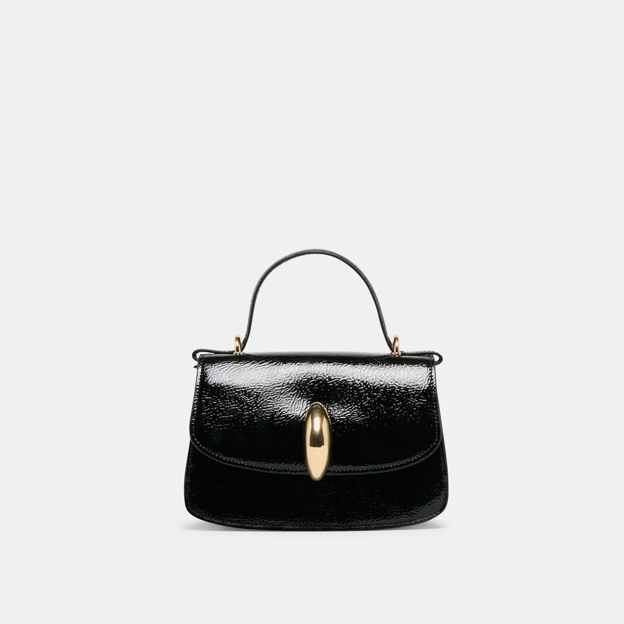 lucia crossbody schwarz crackled stella