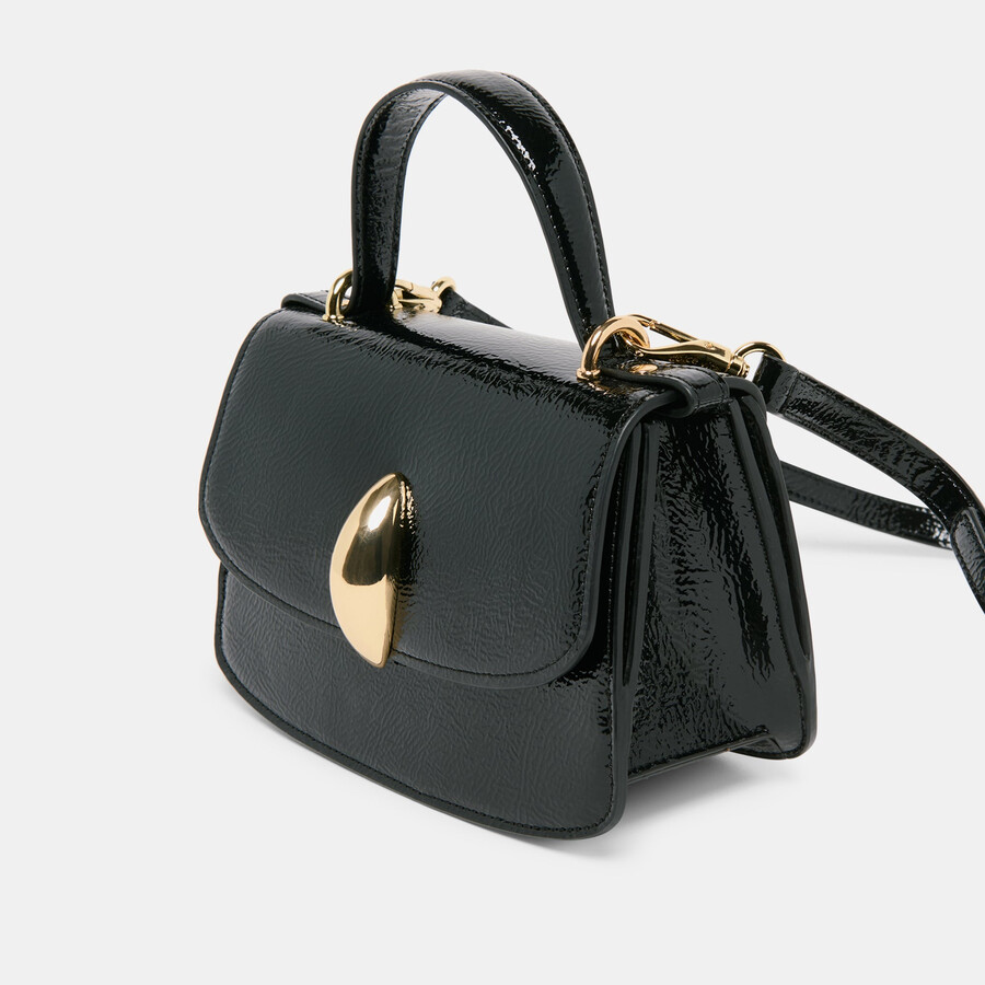 lucia crossbody schwarz crackled stella