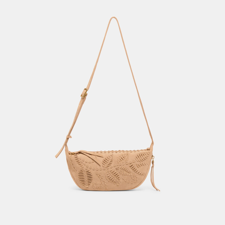 lipari crossbody beige wildleder