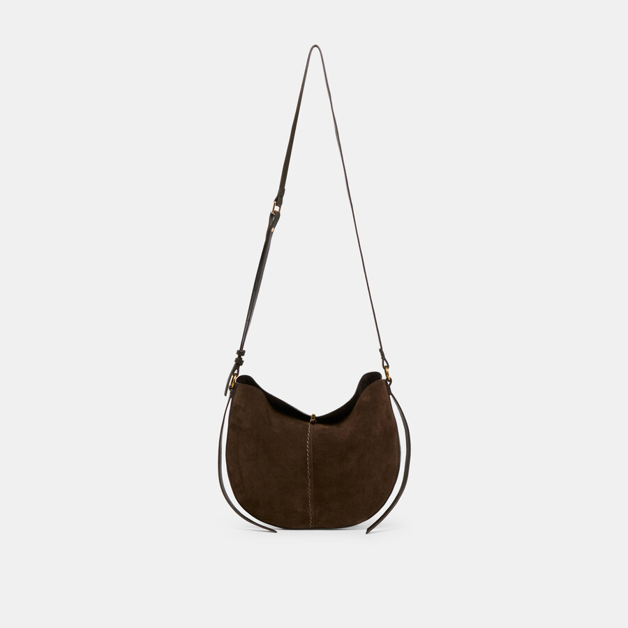 bennett crossbody espresso wildleder