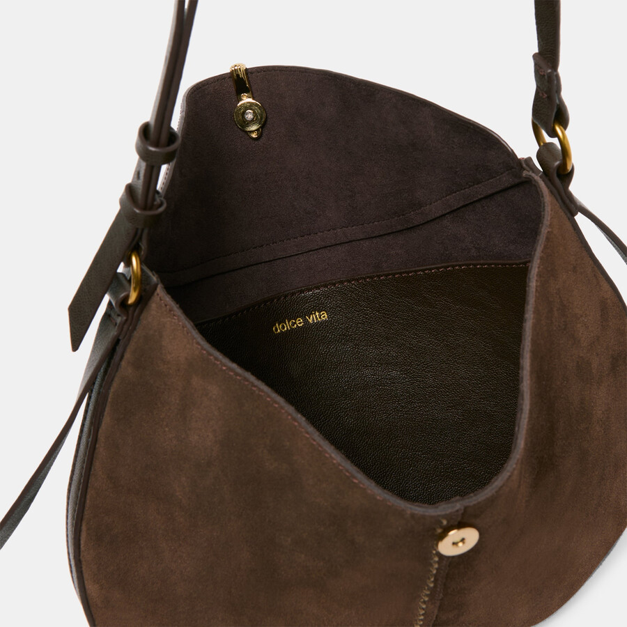 bennett crossbody espresso wildleder