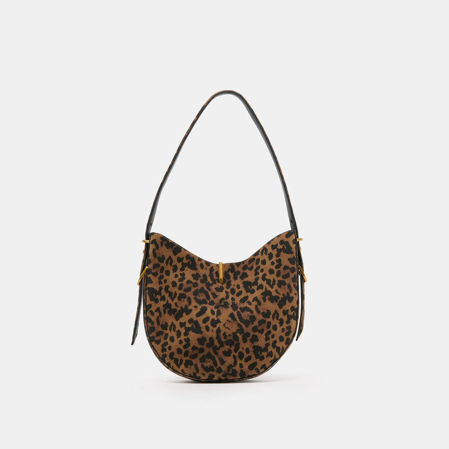bree schultertasche aus leoparden-wildleder
