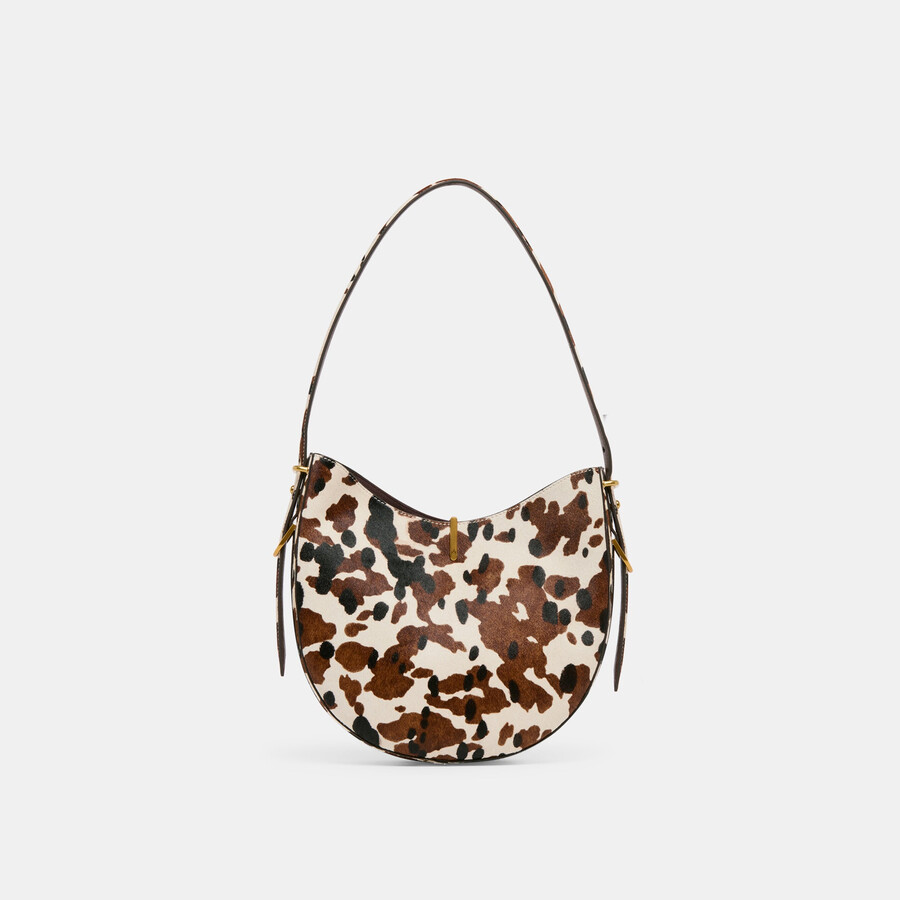 bree schultertasche aus kalbsleder in kakaobraun