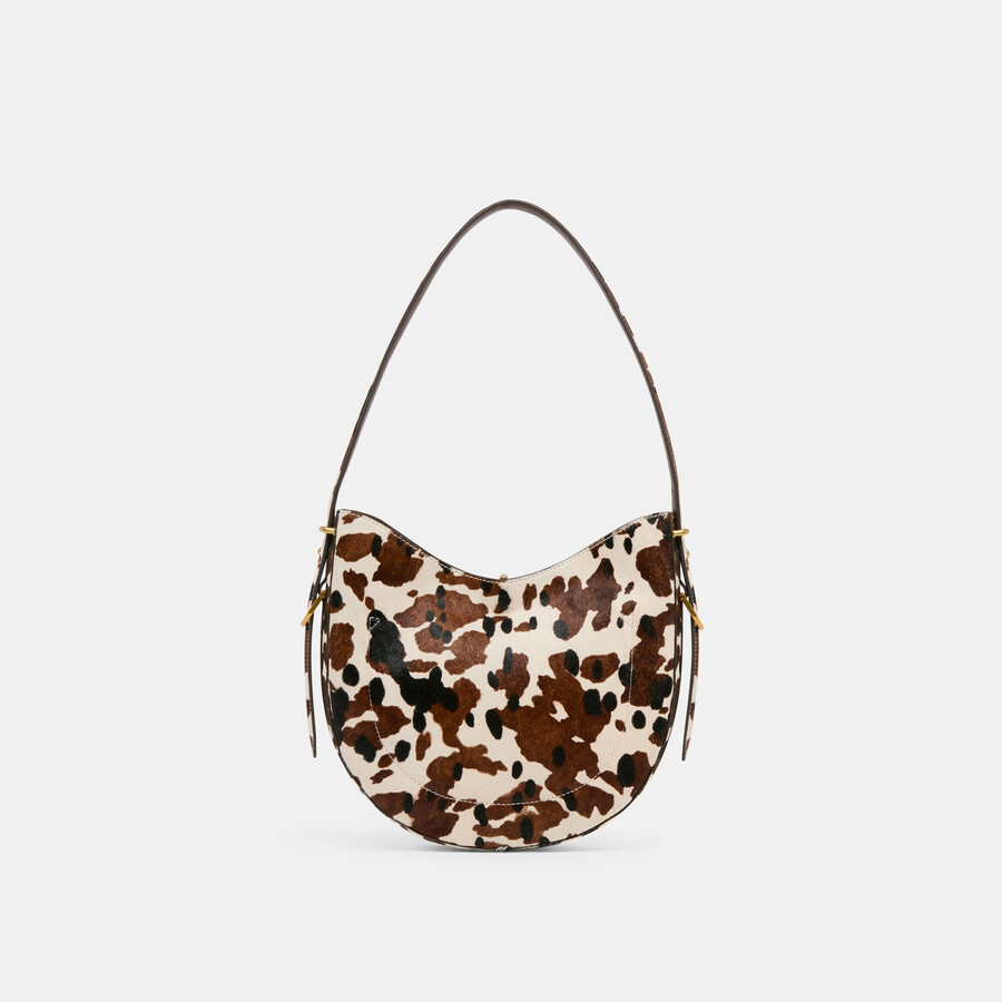 bree schultertasche aus kalbsleder in kakaobraun