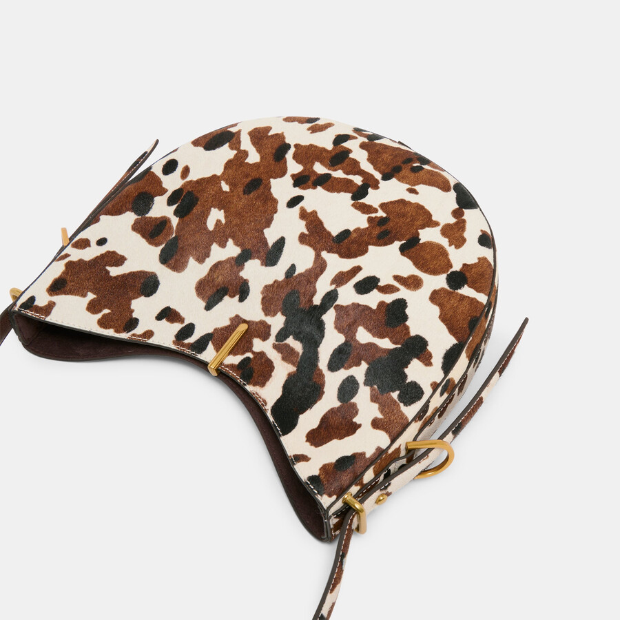 bree schultertasche aus kalbsleder in kakaobraun