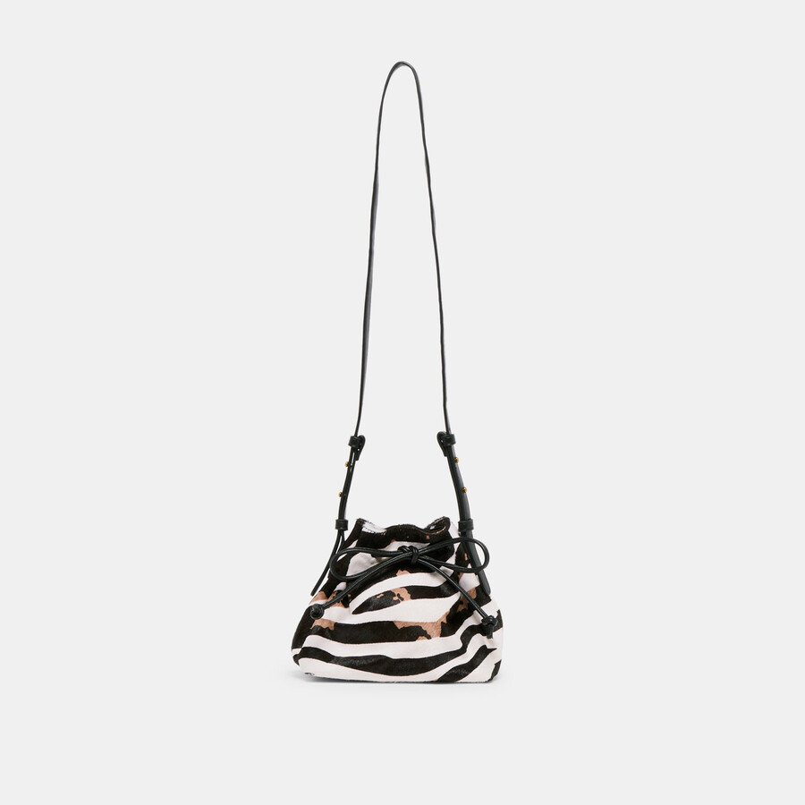 randi crossbody zebra kalbsfell