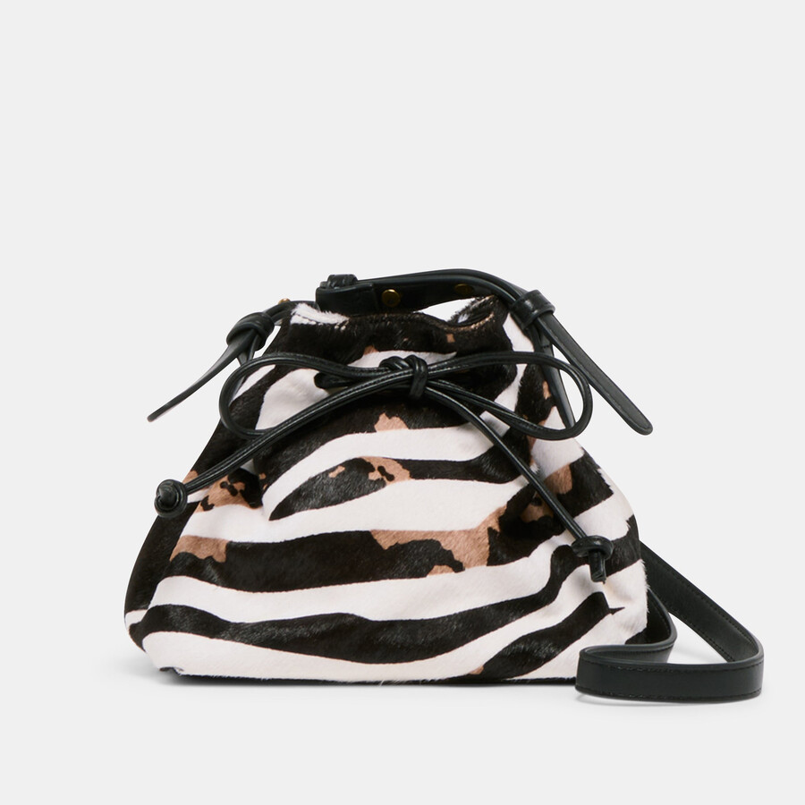 randi crossbody zebra kalbsfell