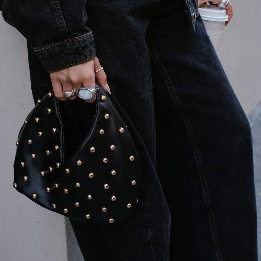 dahlia handtasche schwarz stella