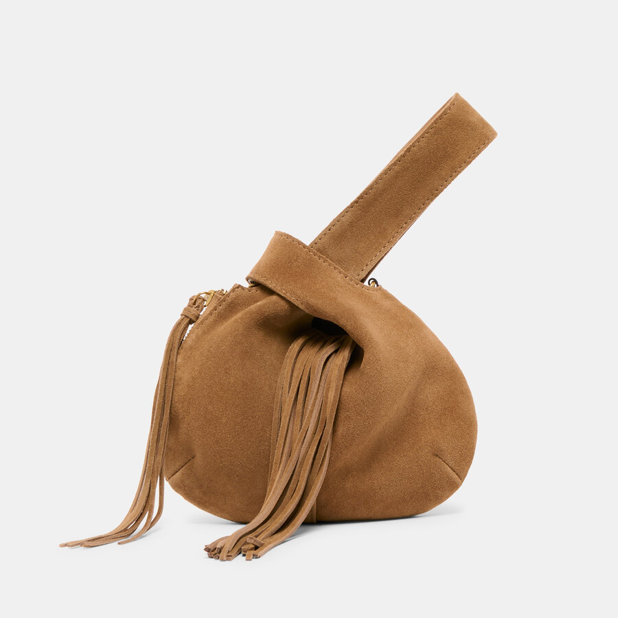 zury handtasche kamel-wildleder