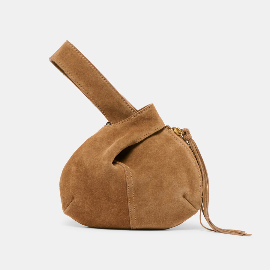 zury handtasche kamel-wildleder