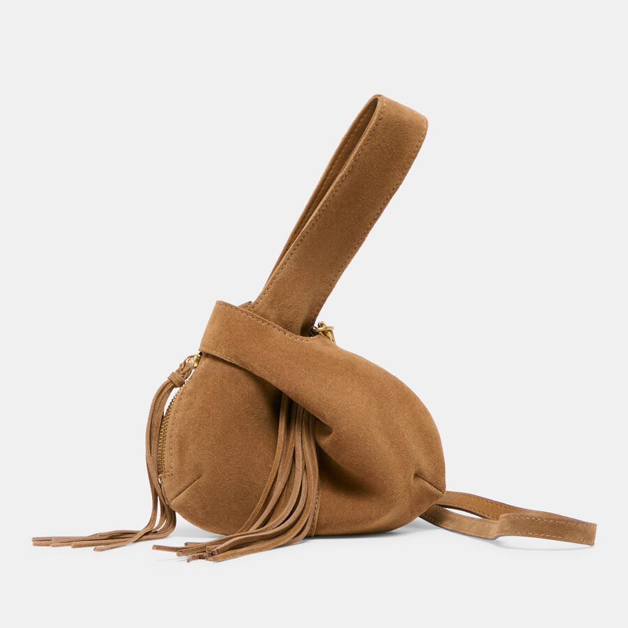 zury handtasche kamel-wildleder