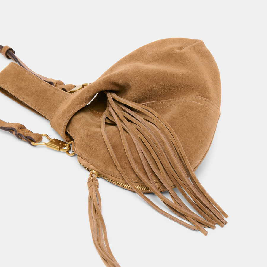 zury handtasche kamel-wildleder