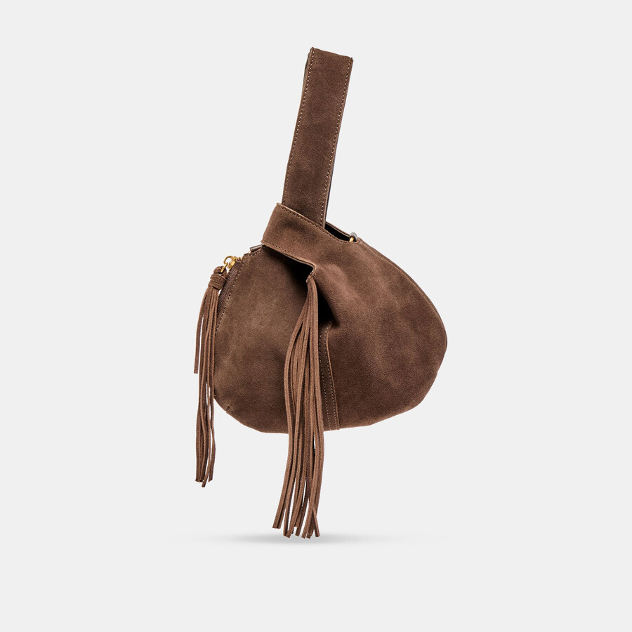 zury handtasche espresso wildleder