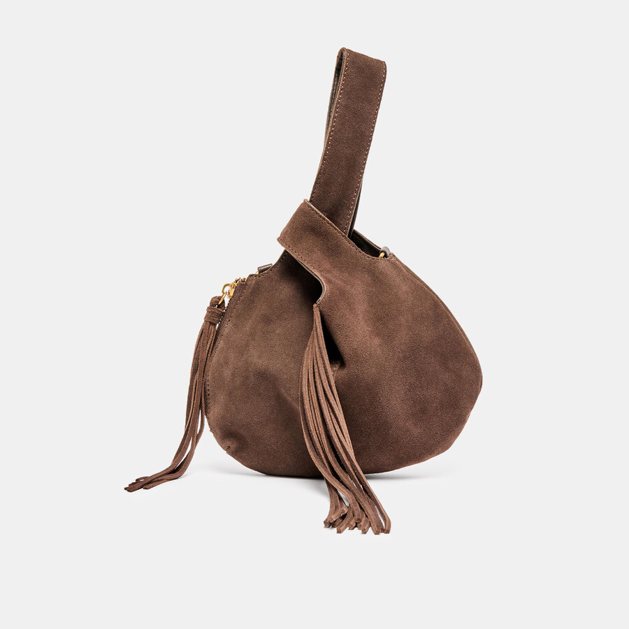 zury handtasche espresso wildleder