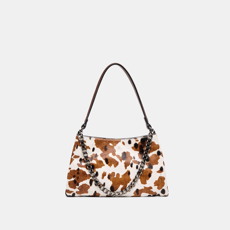 jagger schultertasche aus kalbsleder