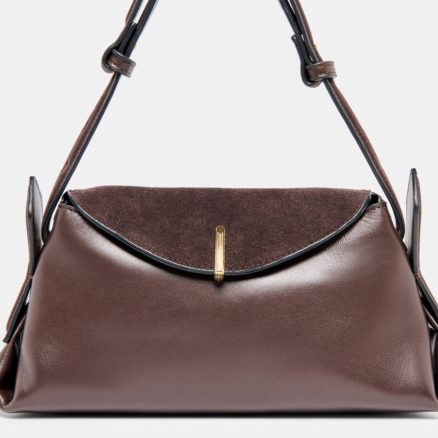 devyn schultertasche espresso leder