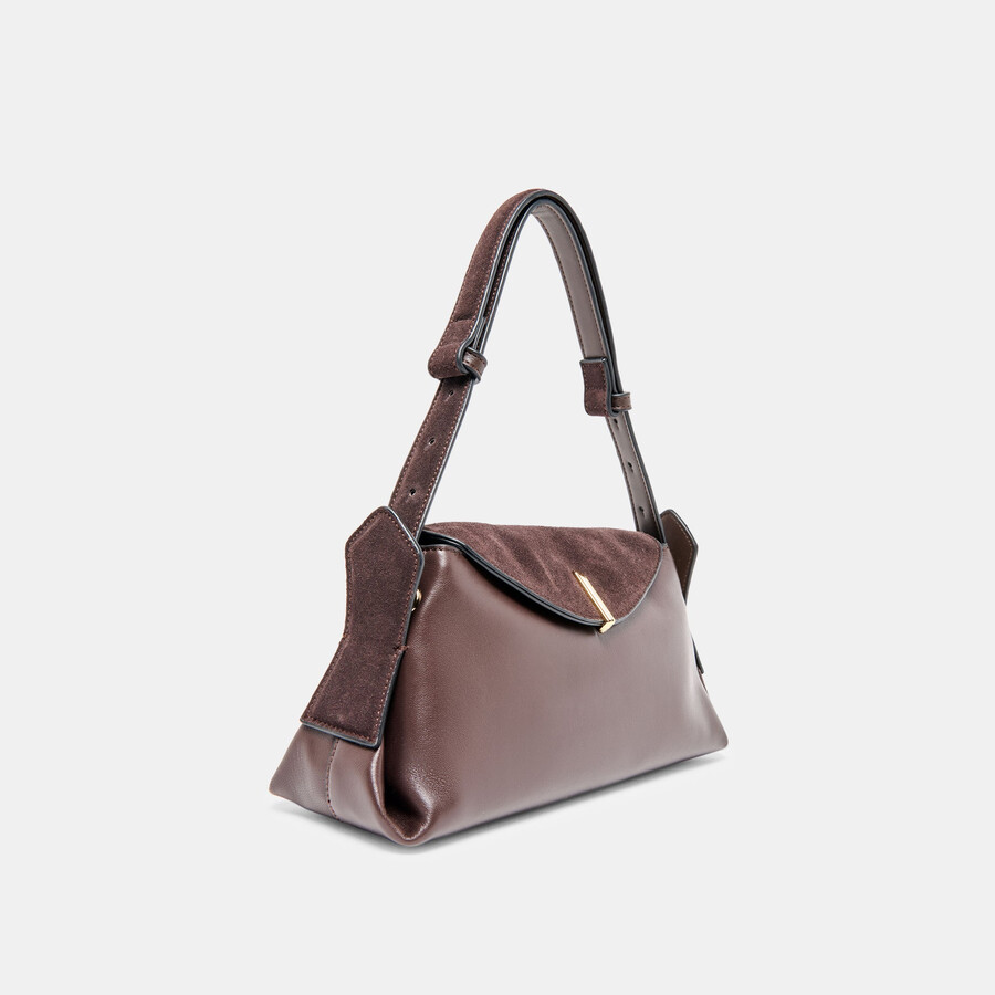 devyn schultertasche espresso leder