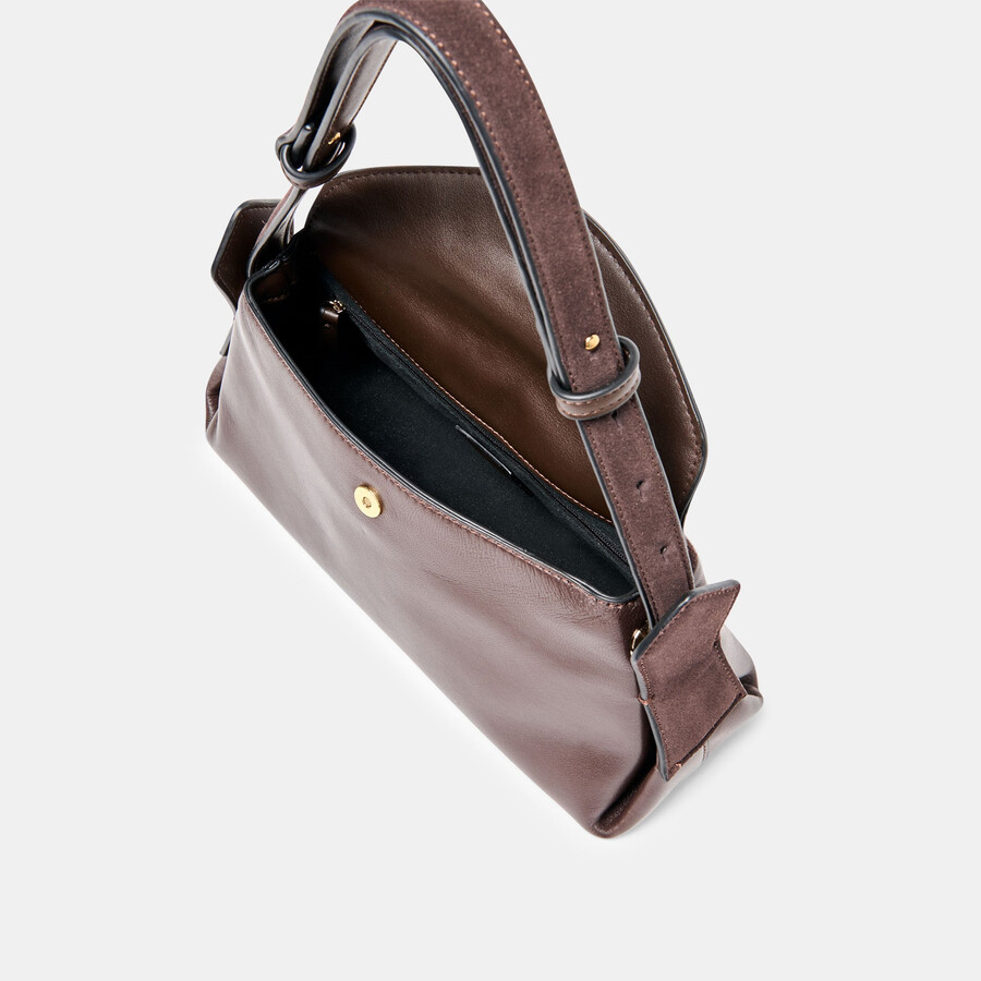 devyn schultertasche espresso leder