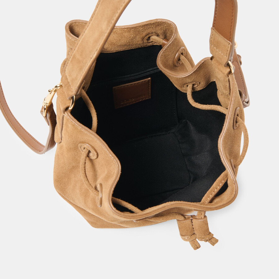amaru crossbody braunes wildleder