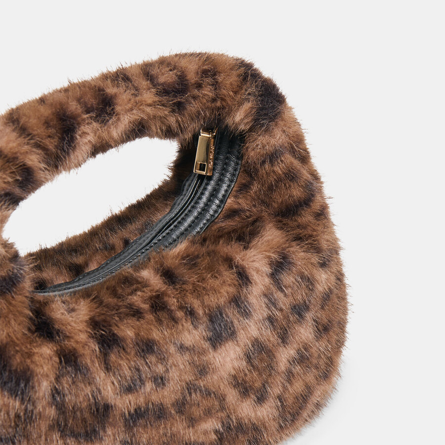 frankie handtasche leopardenplüsch