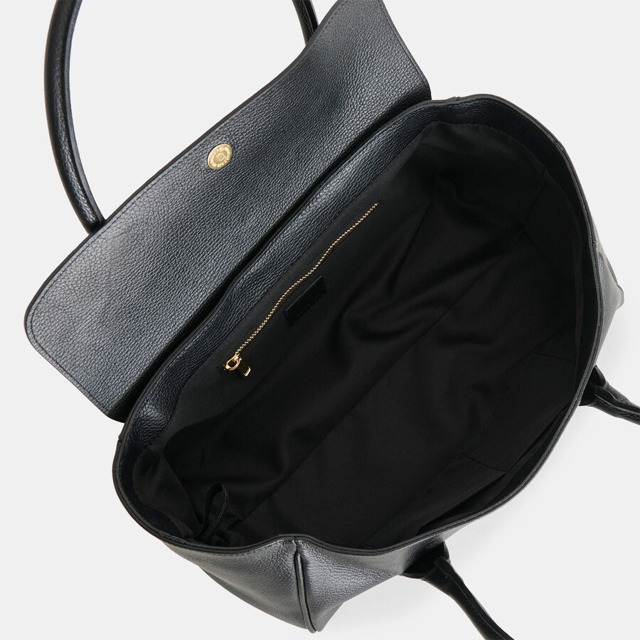 irene schultertasche schwarzes leder