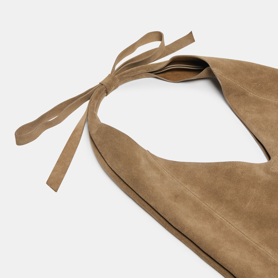 marie tote olive wildleder