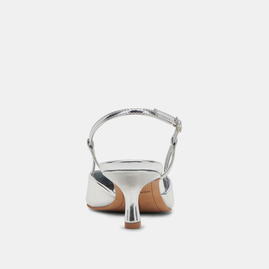 odela heels silver stella