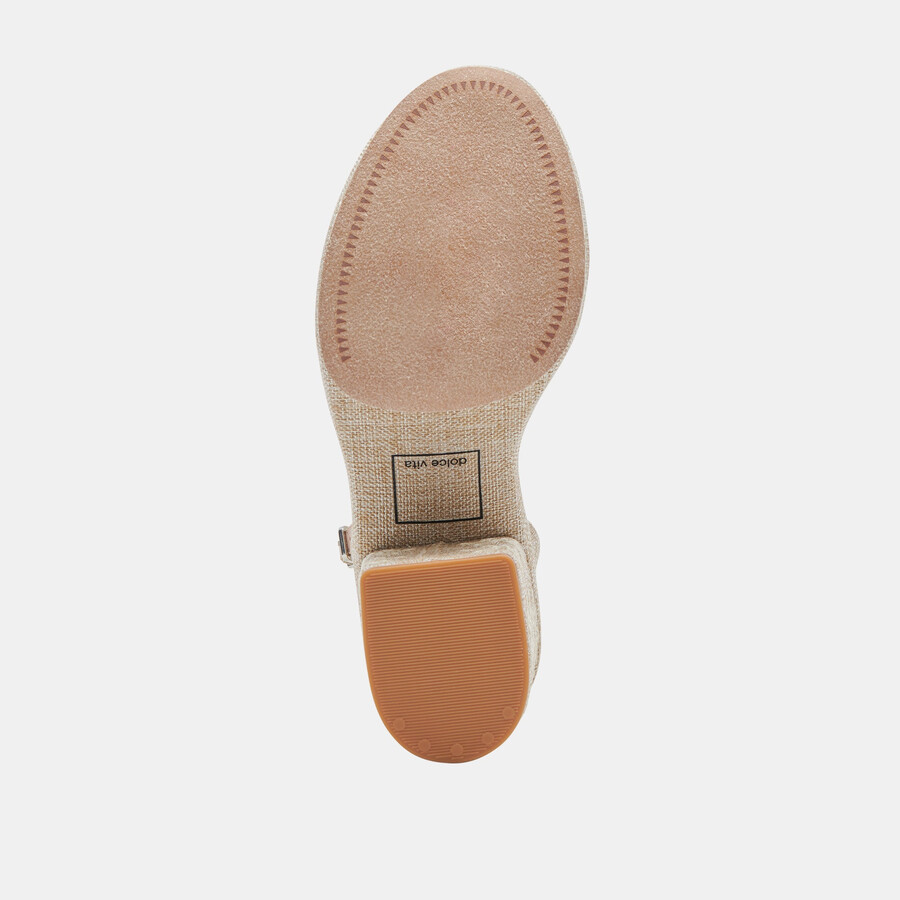 laisha heels mandel blumenmuster