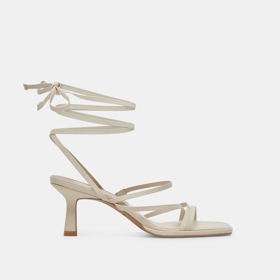 malabo heels elfenbeinfarbenes leder