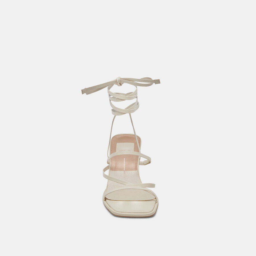 malabo heels elfenbeinfarbenes leder