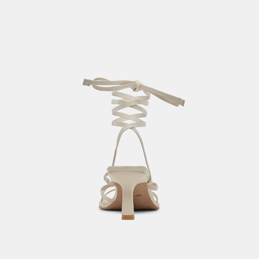 malabo heels elfenbeinfarbenes leder