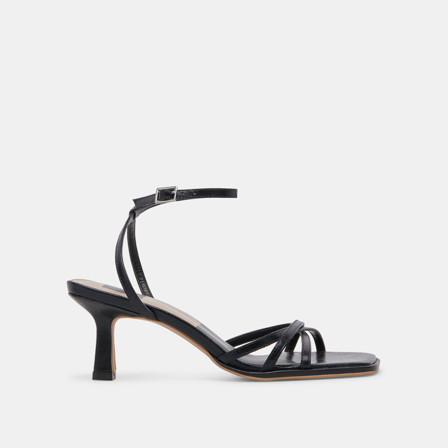 manji heels midnight lackleder
