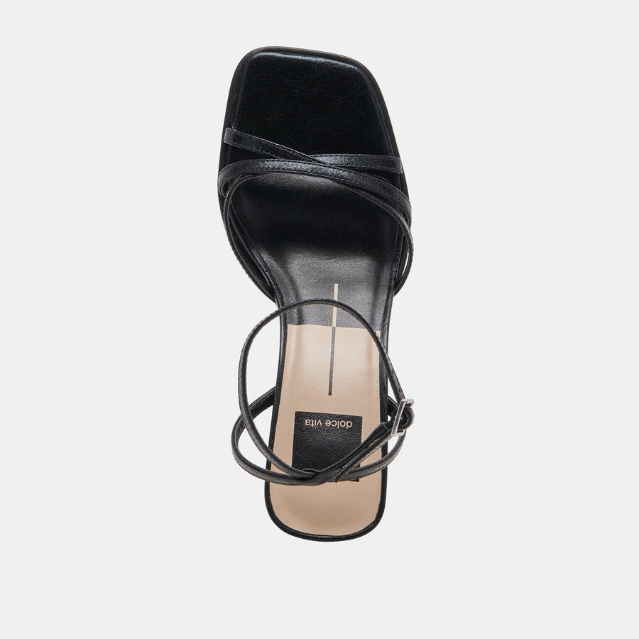 manji heels midnight lackleder