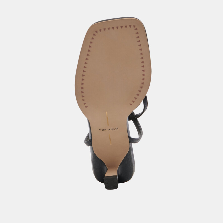 manji heels midnight lackleder
