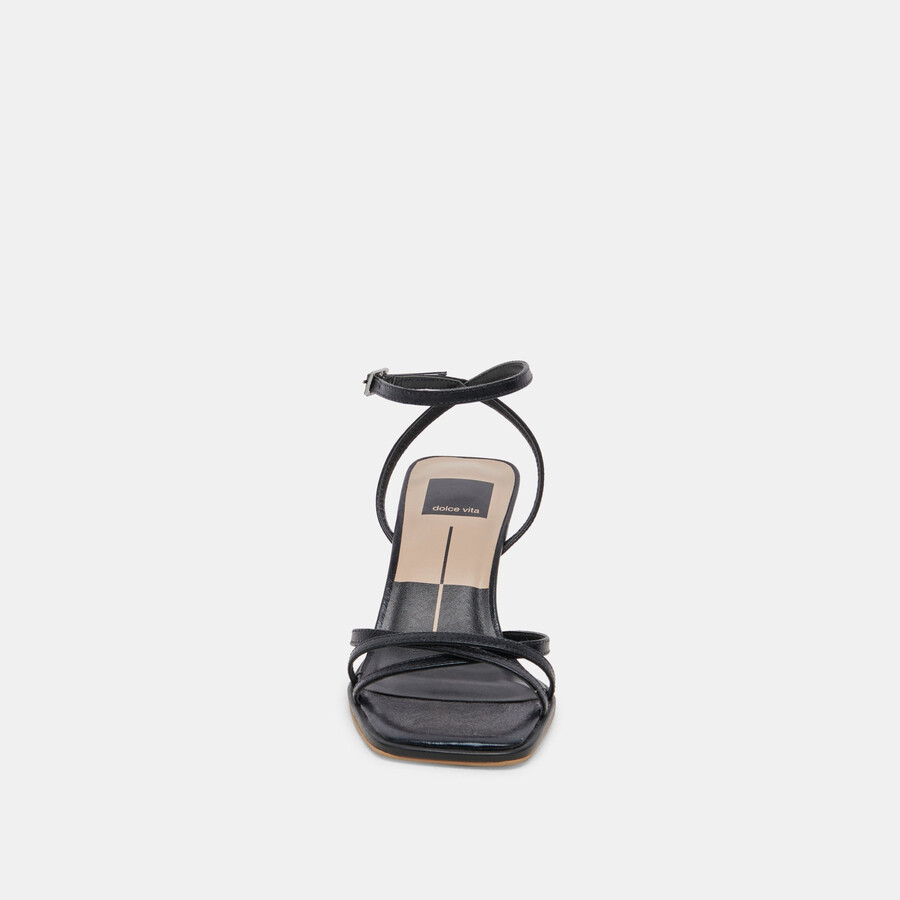 manji heels midnight lackleder
