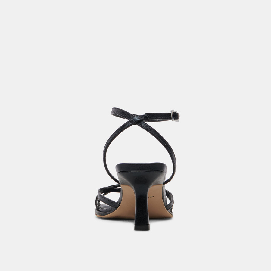 manji heels midnight lackleder