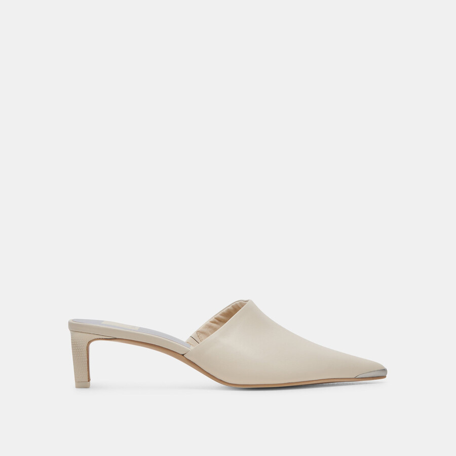 lexy heels elfenbeinfarbenes leder