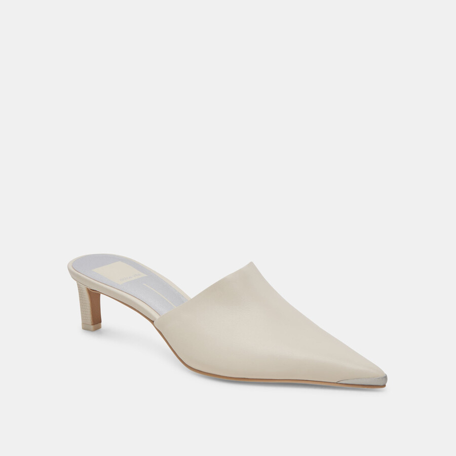 lexy heels elfenbeinfarbenes leder