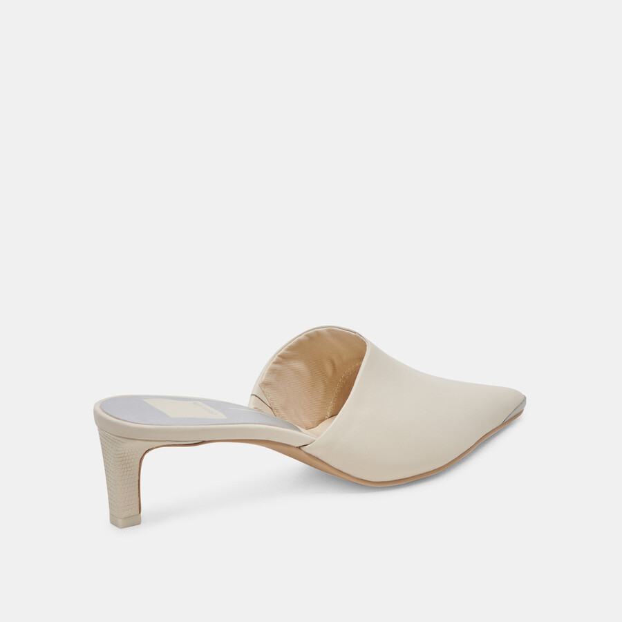 lexy heels elfenbeinfarbenes leder