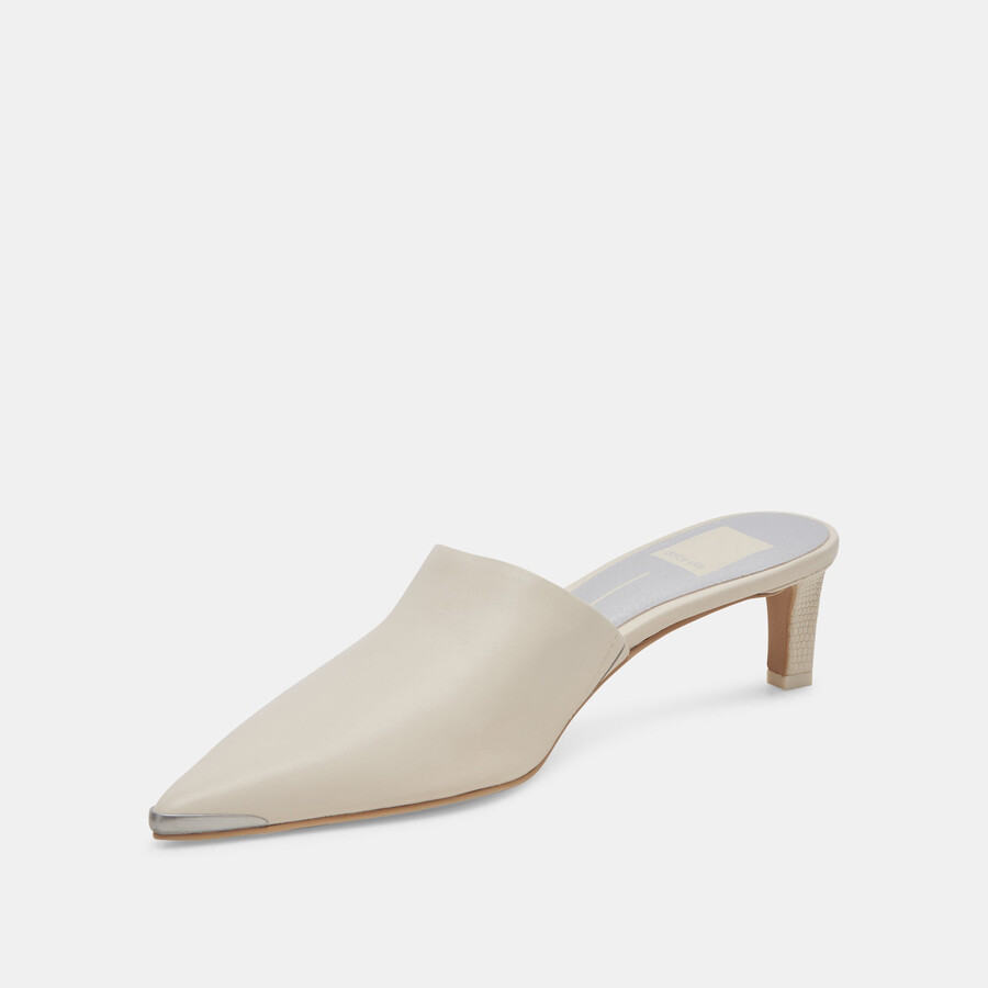 lexy heels elfenbeinfarbenes leder