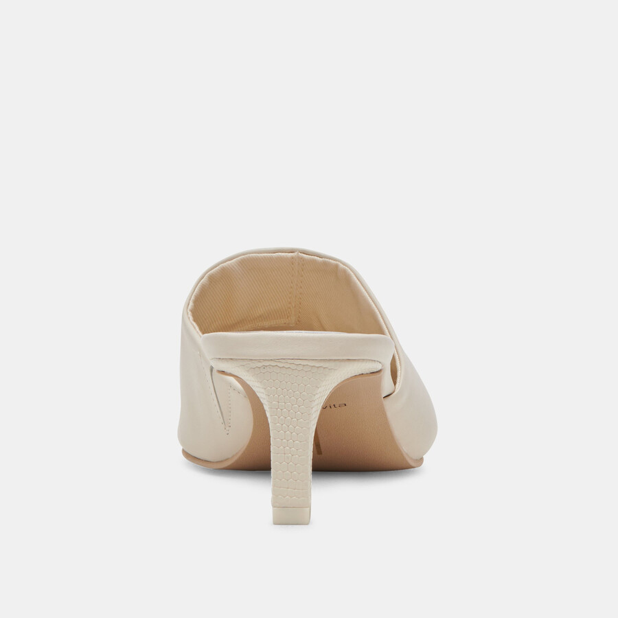 lexy heels elfenbeinfarbenes leder