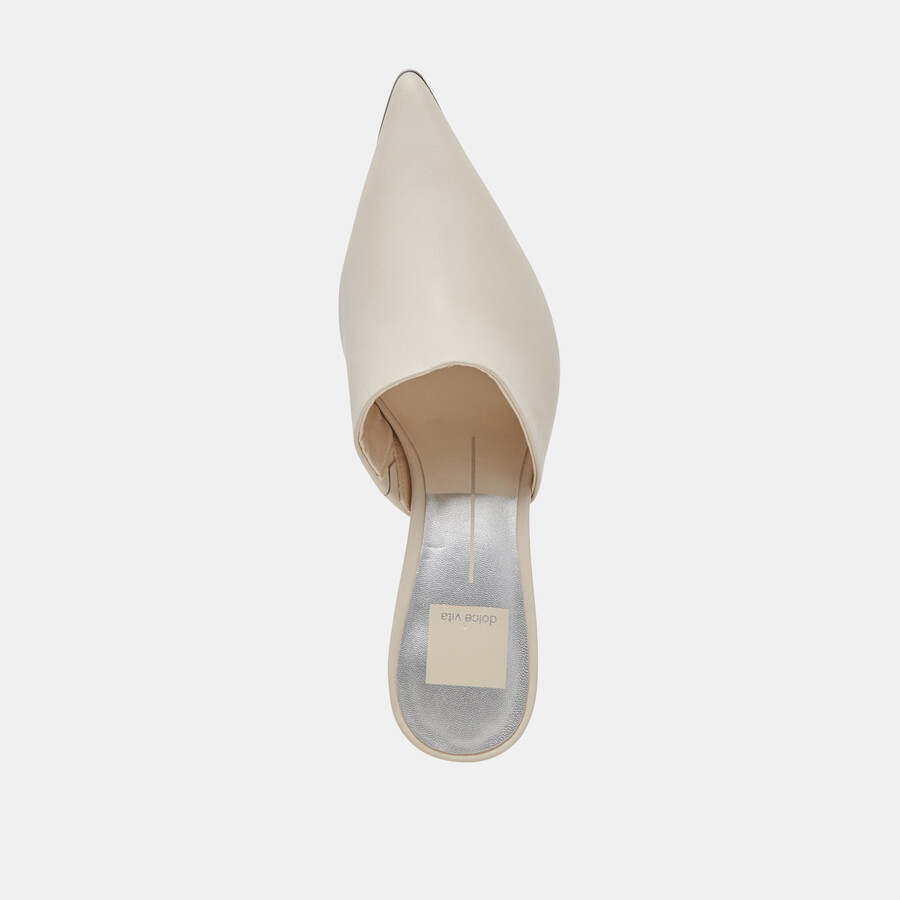 lexy heels elfenbeinfarbenes leder
